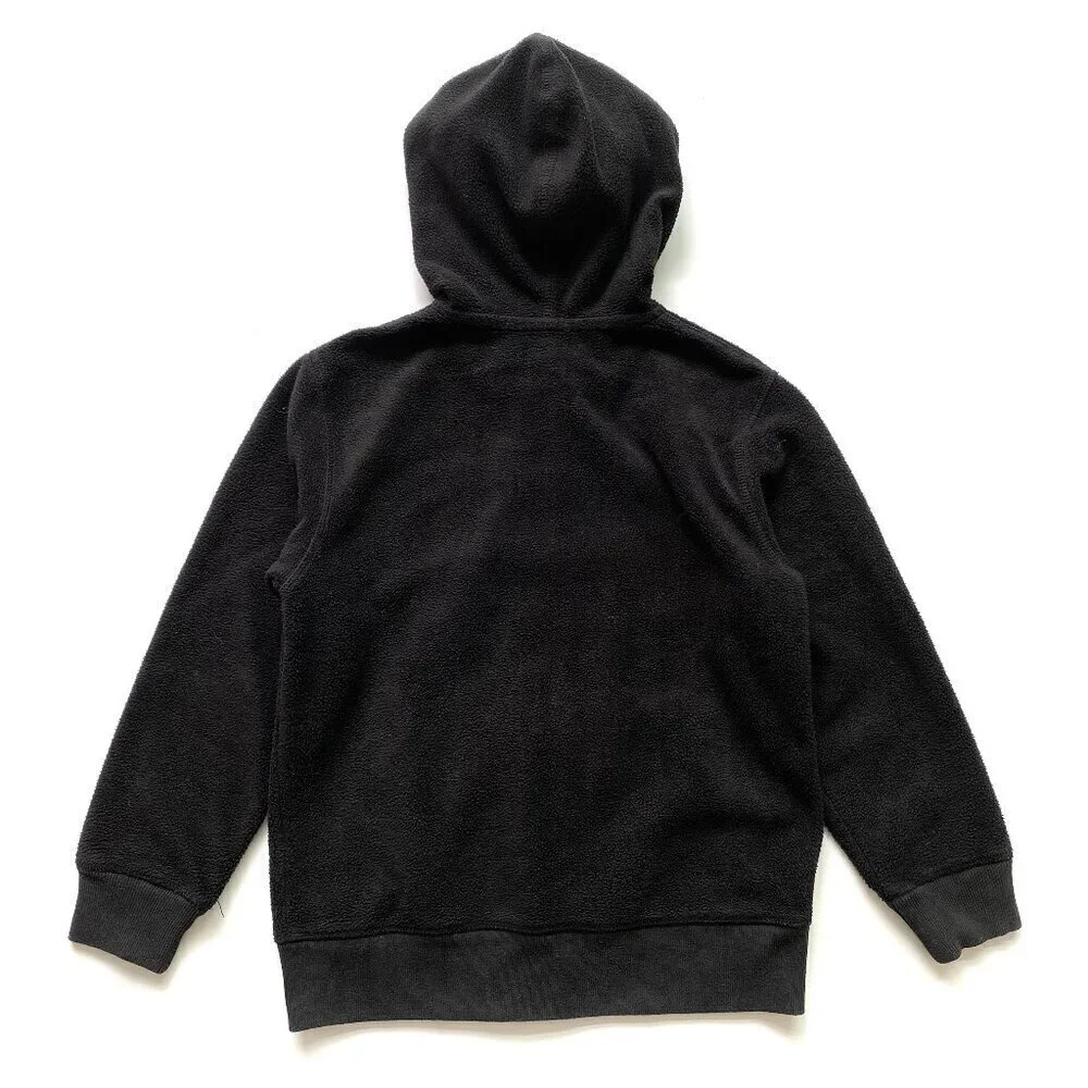 Gap Kids Boys Black Fleece Full Zip Logo Hoodie 8